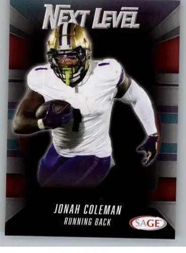 2026 Sage Retail Black #83 Jonah Coleman NM-MT NXL ID:80695 - Football Card Single