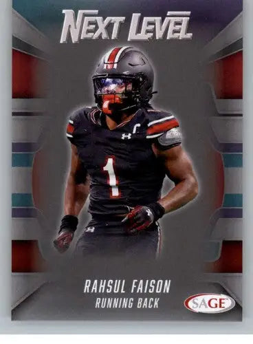 2026 Sage Retail Silver #100 Rashul Faison NM-MT NXL ID:80658 - Football Card Single