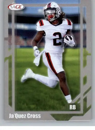2026 Sage Retail Silver #12 Ja’Quez Cross NM-MT ID:80618 - Football Card Single