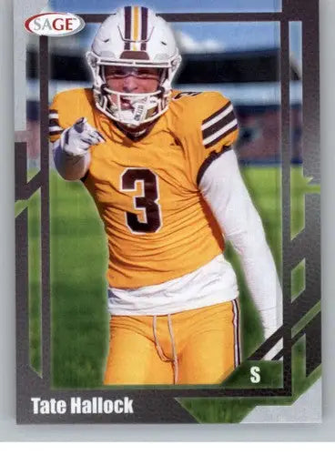 2026 Sage Retail Silver #18 Tate Hallock NM-MT ID:80622 - Football Card Single