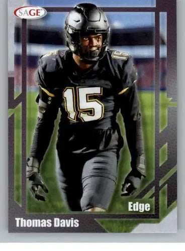 2026 Sage Retail Silver #20 Thomas Davis NM-MT ID:80623 - Football Card Single