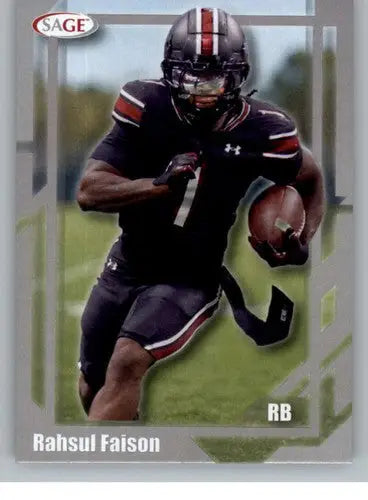 2026 Sage Retail Silver #25 Rashul Faison NM-MT ID:80626 - Football Card Single
