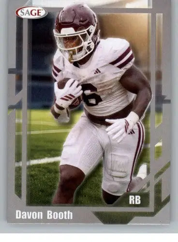 2026 Sage Retail Silver #28 Davon Booth NM-MT ID:80627 - Football Card Single