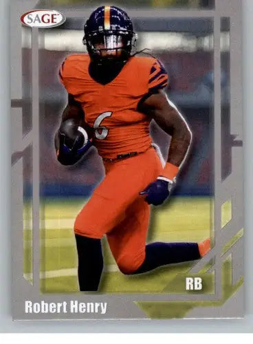 2026 Sage Retail Silver #32 Robert Henry NM-MT ID:80628 - Football Card Single