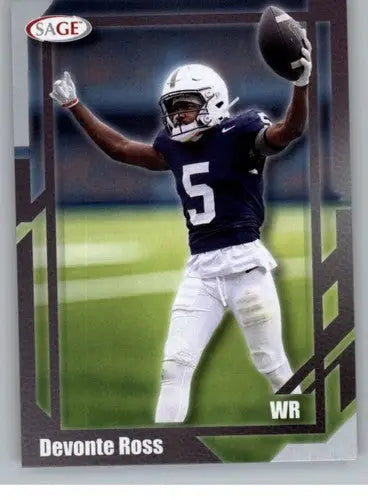 2026 Sage Retail Silver #40 Devonte Ross NM-MT ID:80632 - Football Card Single