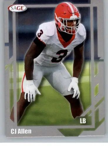 2026 Sage Retail Silver #44 CJ Allen NM-MT ID:80633 - Football Card Single