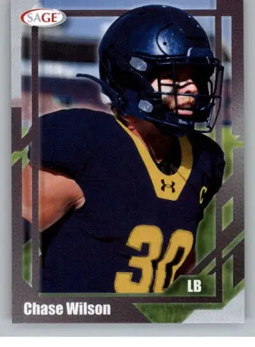 2026 Sage Retail Silver #67 Chase Wilson NM-MT ID:80642 - Football Card Single