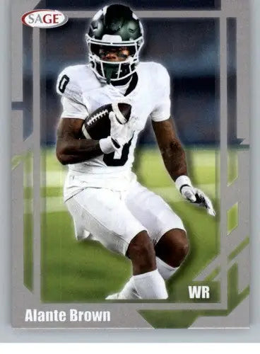 2026 Sage Retail Silver #68 Alante Brown NM-MT ID:80643 - Football Card Single