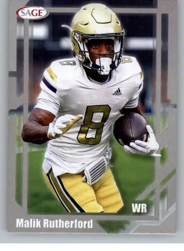 2026 Sage Retail Silver #69 Malik Rutherford NM-MT ID:80644 - Football Card Single