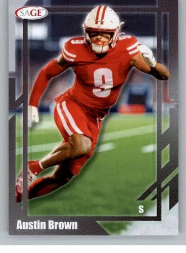 2026 Sage Retail Silver #73 Austin Brown NM-MT ID:80646 - Football Card Single