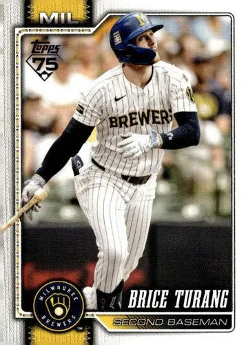 2026 Topps #105 Brice Turang NM-MT Brewers ID:82216 - Baseball Card Single