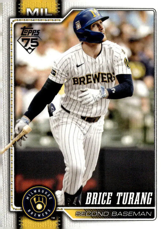 2026 Topps #105 Brice Turang NM-MT Milwaukee Brewers Baseball Card