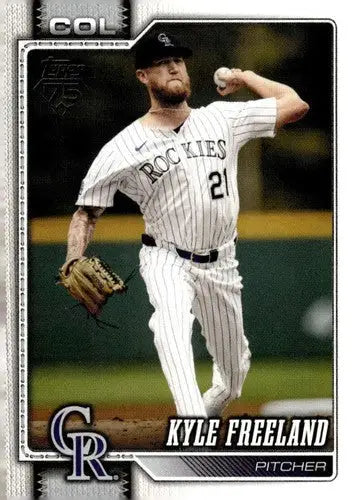 2026 Topps #106 Kyle Freeland NM-MT Rockies ID:81795 - Baseball Card Single