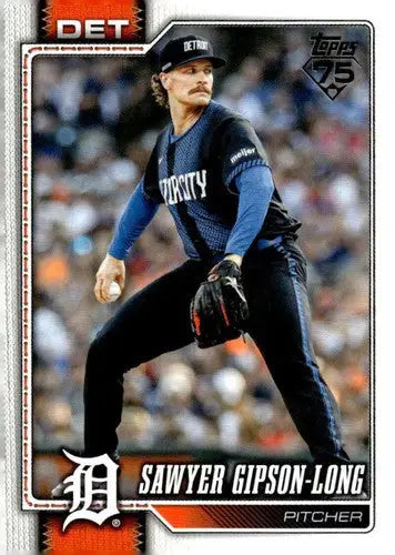 2026 Topps #108 Sawyer Gipson-Long NM-MT Tigers ID:82217 - Baseball Card Single