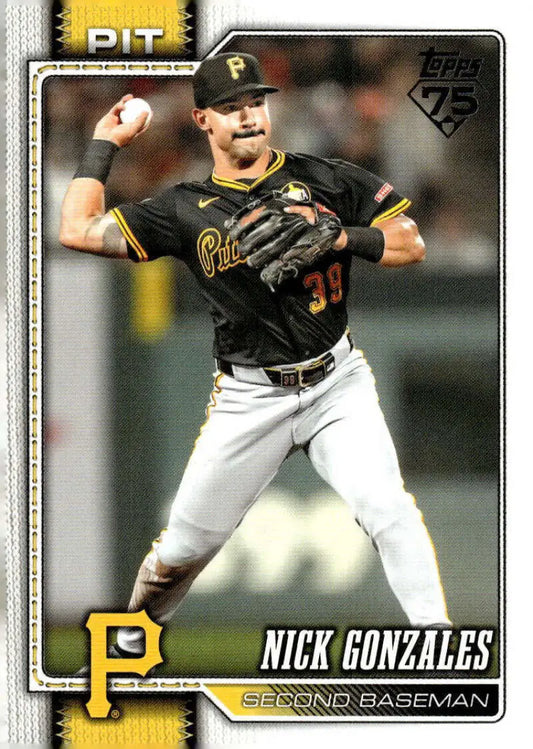 2026 Topps #119 Nick Gonzales NM-MT Pittsburgh Pirates Baseball Card