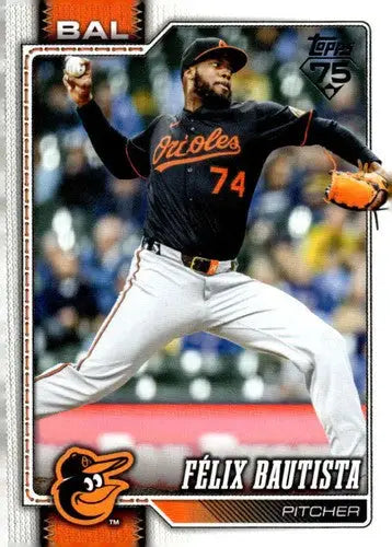 2026 Topps #128 Felix Bautista NM-MT Orioles ID:82224 - Baseball Card Single