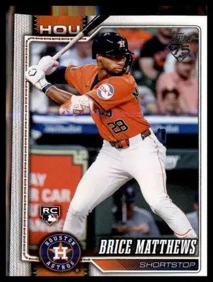 2026 Topps #132 Brice Matthews RC RC - Baseball Card Single