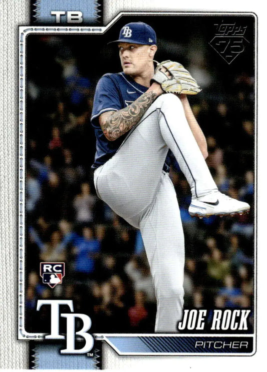 2026 Topps #134 Joe Rock NM-MT RC Rookie Tampa Bay Rays Baseball Card