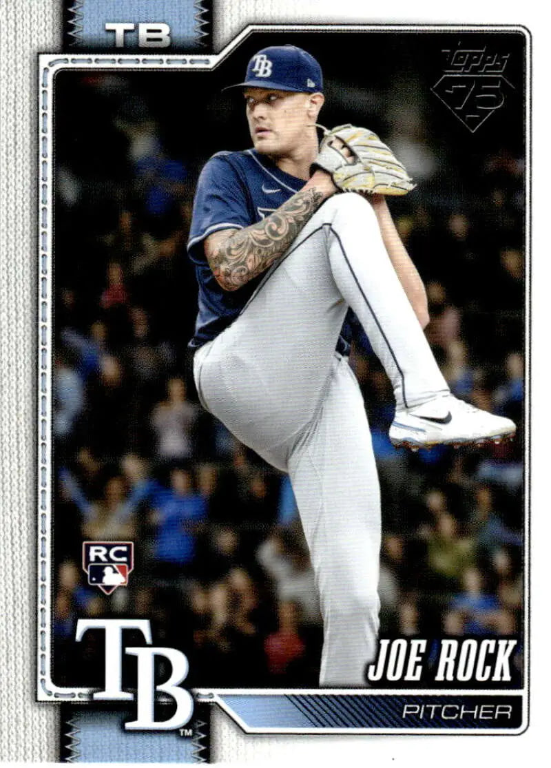 2026 Topps #134 Joe Rock NM-MT RC Rookie Tampa Bay Rays Baseball Card