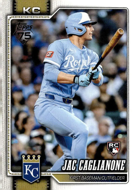 2026 Topps #138 Jac Caglianone NM-MT RC Rookie Kansas City Royals Baseball Card