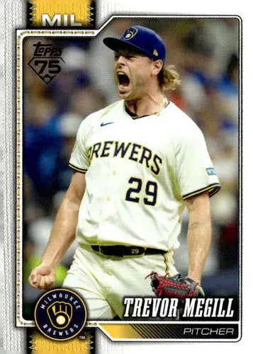 2026 Topps #141 Trevor Megill NM-MT Brewers ID:81809 - Baseball Card Single