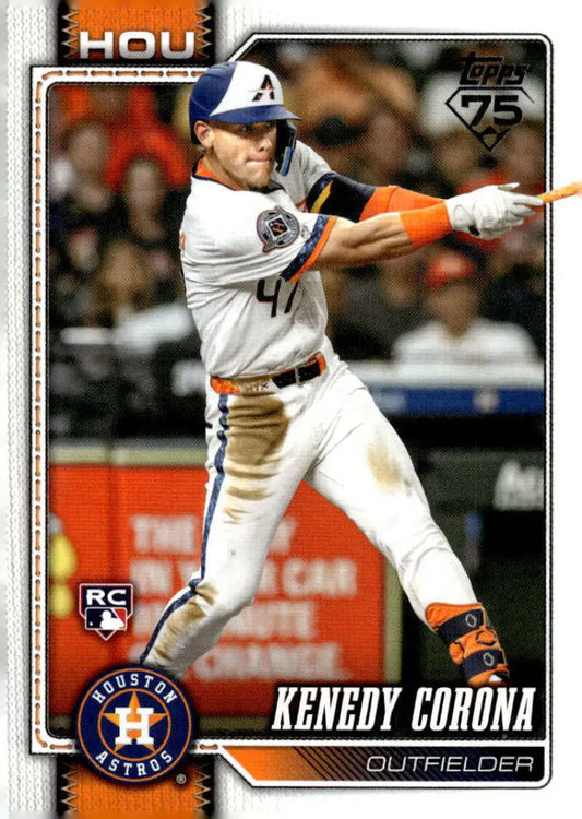 2026 Topps #145 Kenedy Corona NM-MT RC Rookie Astros ID:82226 - Baseball Card Single
