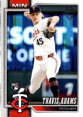2026 Topps #149 Travis Adams NM-MT RC Rookie Twins ID:81811 - Baseball Card Single
