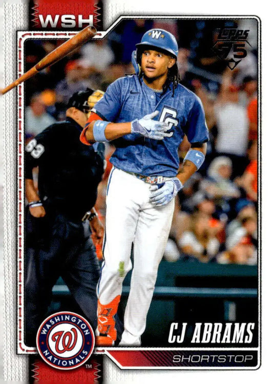 2026 Topps #152 CJ Abrams NM-MT Washington Nationals Baseball Card