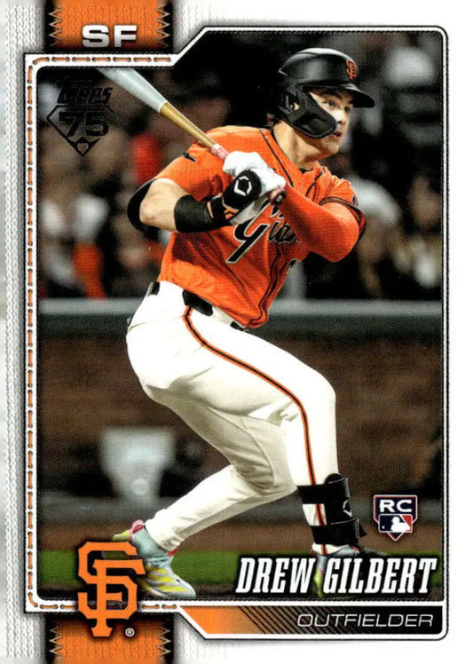 2026 Topps #155 Drew Gilbert NM-MT RC Rookie San Francisco Giants Baseball Card