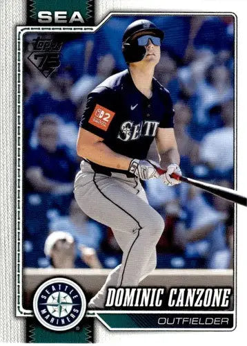 2026 Topps #156 Dominic Canzone NM-MT Mariners ID:82068 - Baseball Card Single