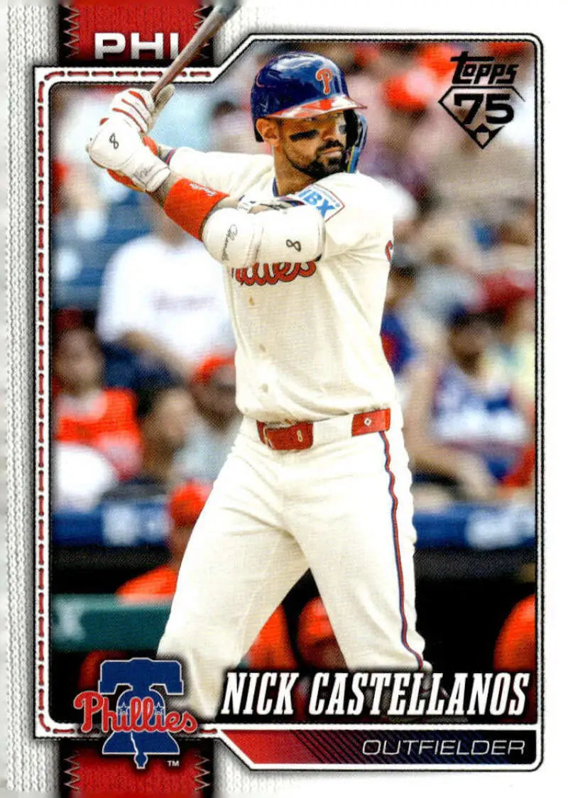 2026 Topps #17 Nick Castellanos NM-MT Philadelphia Phillies Baseball Card