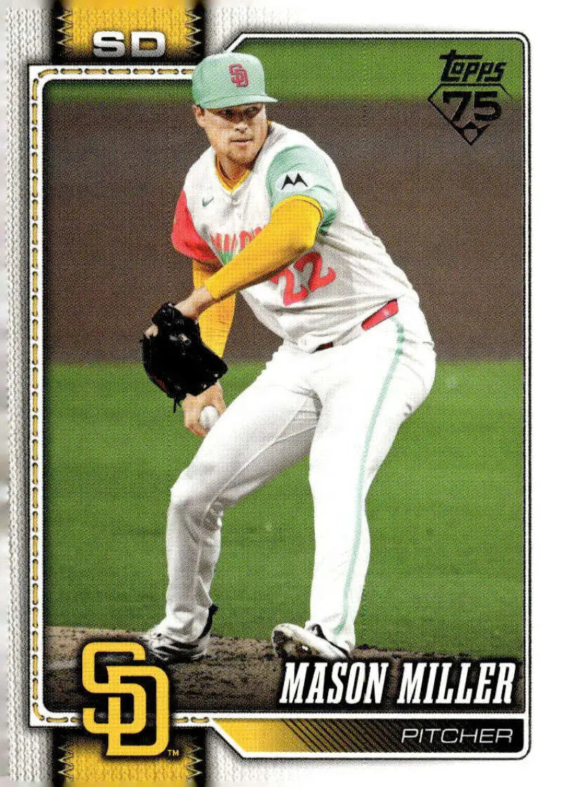 2026 Topps #179 Mason Miller NM-MT San Diego Padres Baseball Card