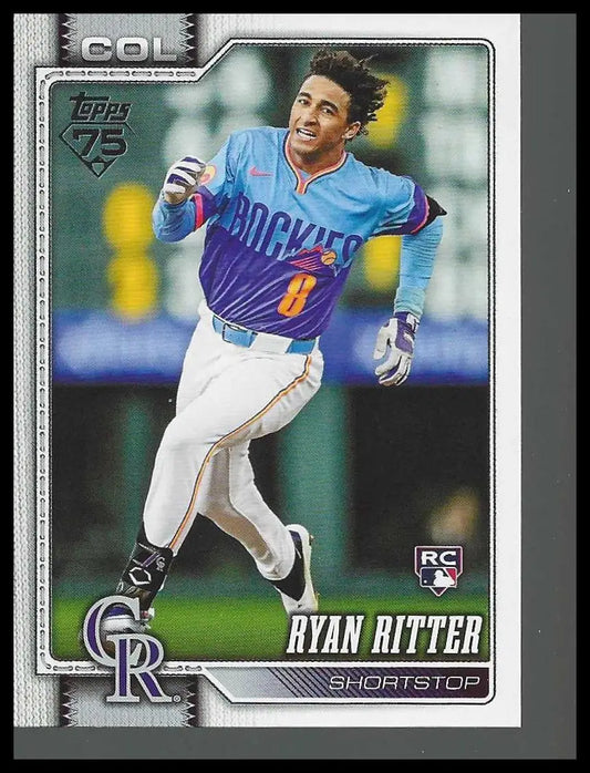 2026 Topps #18 Ryan Ritter Colorado Rockies Rookie - Baseball Card Single
