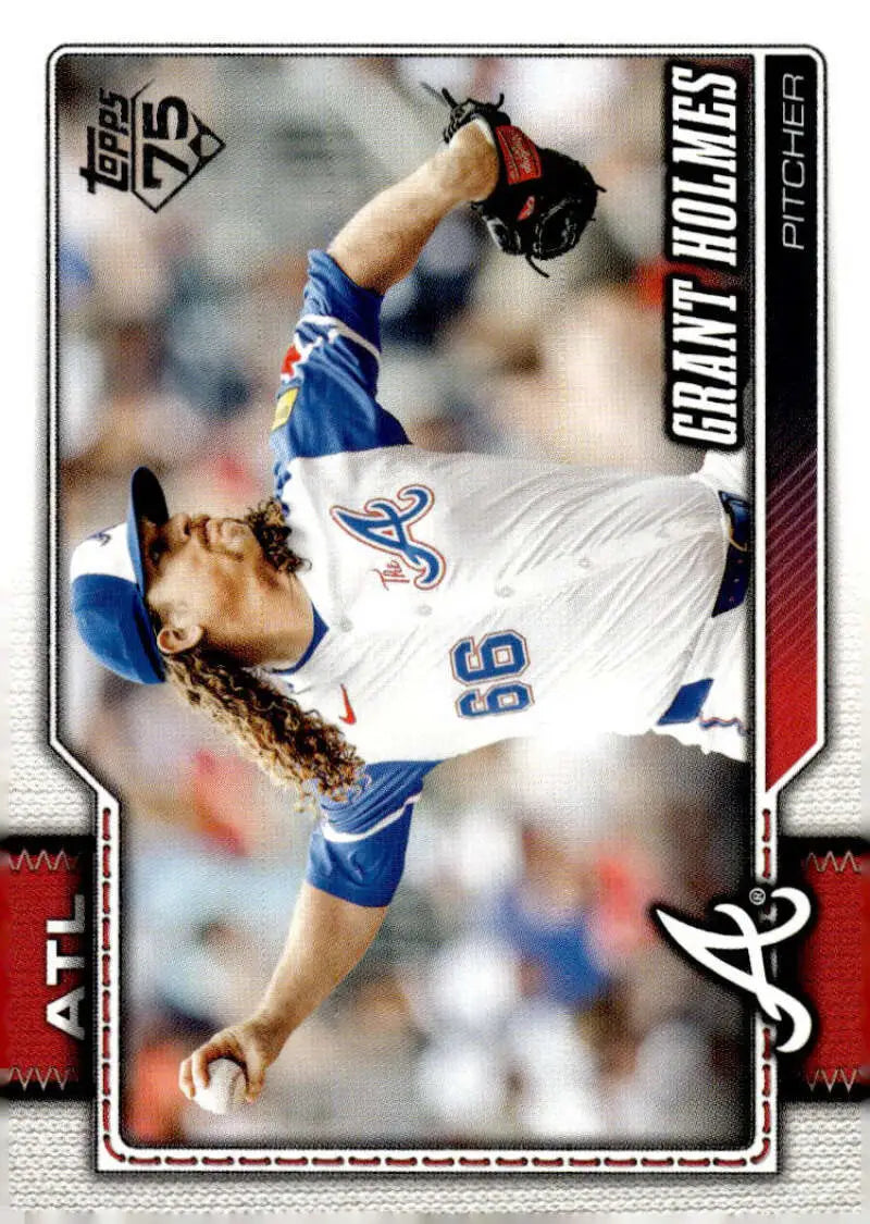 2026 Topps #182 Grant Holmes NM-MT Atlanta Braves Baseball Card