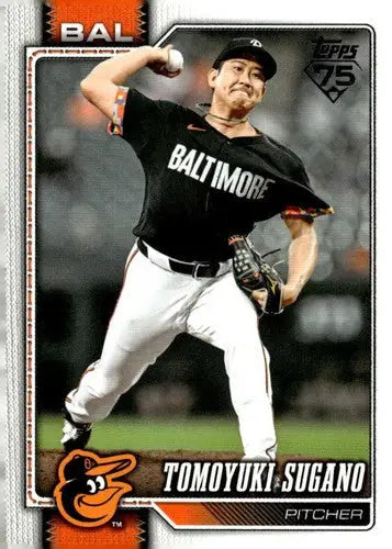 2026 Topps #185 Tomoyuki Sugano NM-MT Orioles ID:81830 - Baseball Card Single