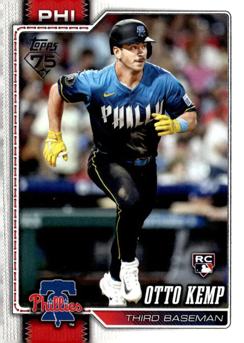 2026 Topps #187 Otto Kemp NM-MT RC Rookie Philadelphia Phillies Baseball Card