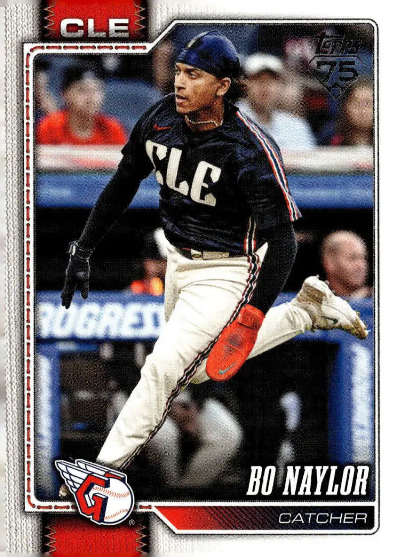 2026 Topps #188 Bo Naylor NM-MT Cleveland Guardians Baseball Card