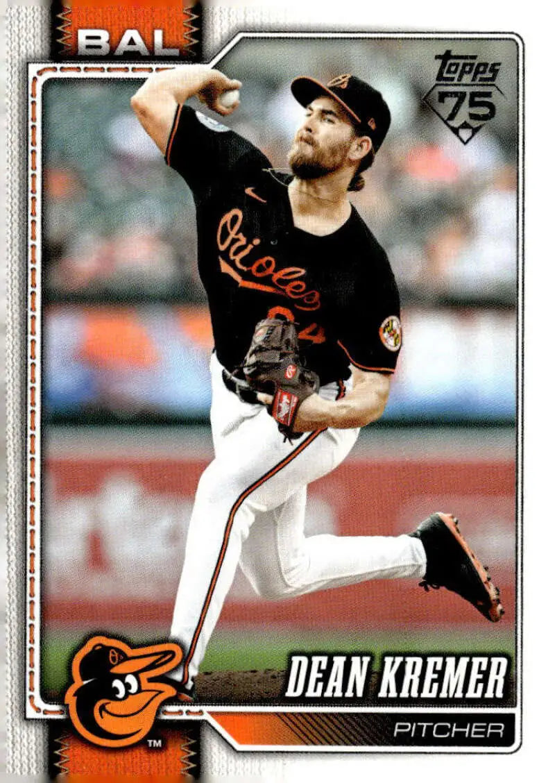 2026 Topps #19 Dean Kremer NM-MT Baltimore Orioles Baseball Card