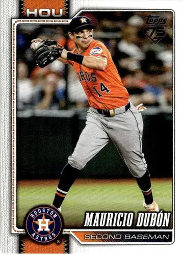 2026 Topps #191 Mauricio Dubon NM-MT Astros ID:81833 - Baseball Card Single
