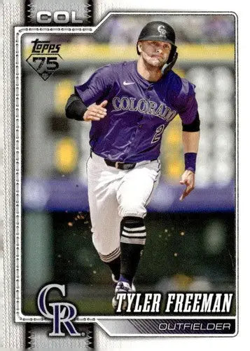 2026 Topps #199 Tyler Freeman NM-MT Rockies ID:82128 - Baseball Card Single