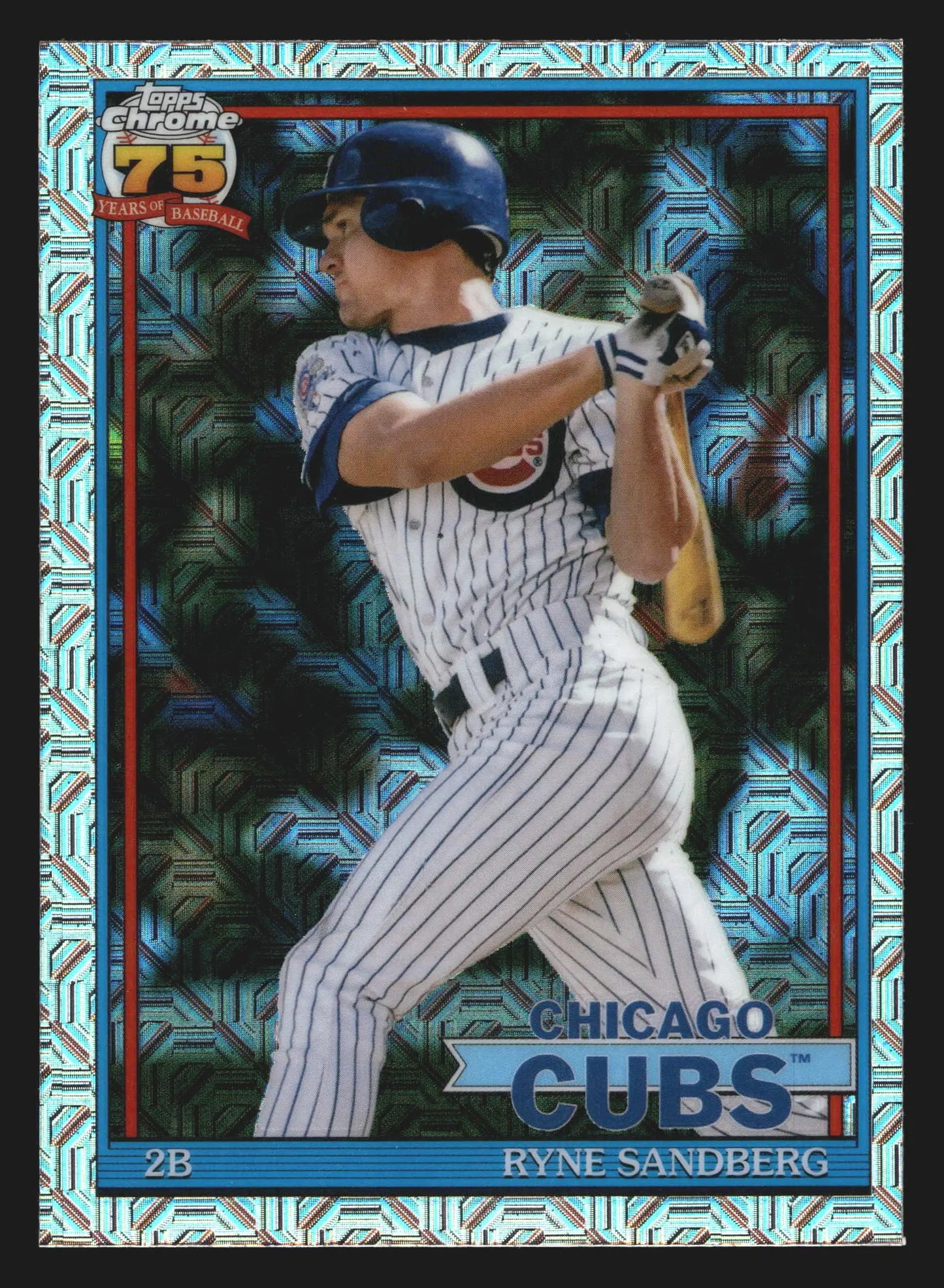 2026 Topps 1991 Chrome Ryne Sandberg #91C-99 Silver Pack Mojo Refractor HOF - Baseball Card Single