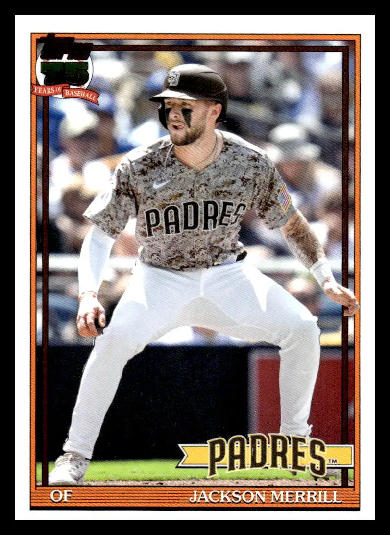 2026 Topps 1991 Topps #T91-78 Jackson Merrill NM-MT Padres ID:81730 - Baseball Card Single