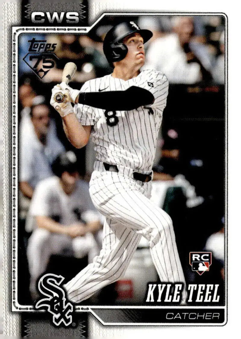 2026 Topps #201 Kyle Teel NM-MT RC Rookie Chicago White Sox Baseball Card