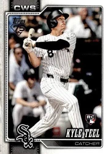2026 Topps #201 Kyle Teel NM-MT RC Rookie White Sox ID:81840 - Baseball Card Single