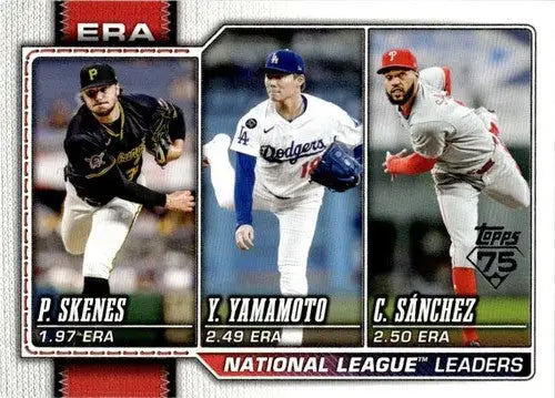 2026 Topps #203 Cristopher Sanchez/Paul Skenes/Yoshinobu Yamamoto NM-MT ID:82129 - Baseball Card Single