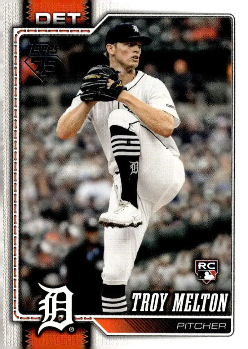 2026 Topps #212 Troy Melton NM-MT RC Rookie Detroit Tigers Baseball Card