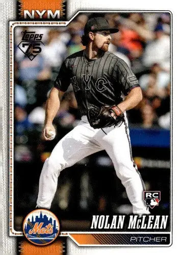 2026 Topps #214 Nolan McLean NM-MT RC Rookie Mets ID:81847 - Baseball Card Single