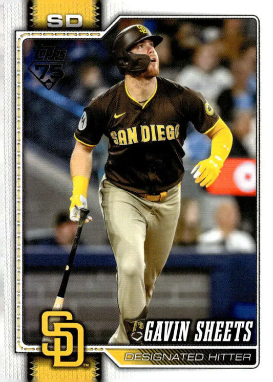 2026 Topps #216 Gavin Sheets NM-MT San Diego Padres Baseball Card