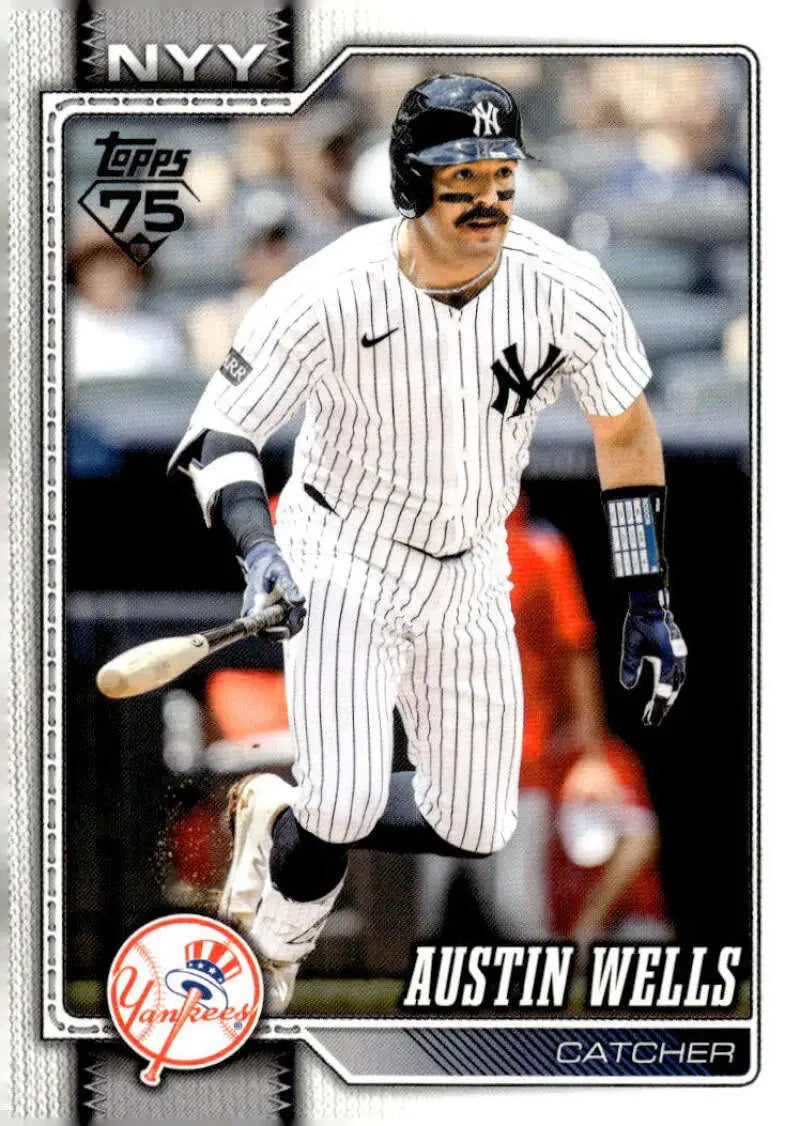 2026 Topps #220 Austin Wells NM-MT New York Yankees Baseball Card