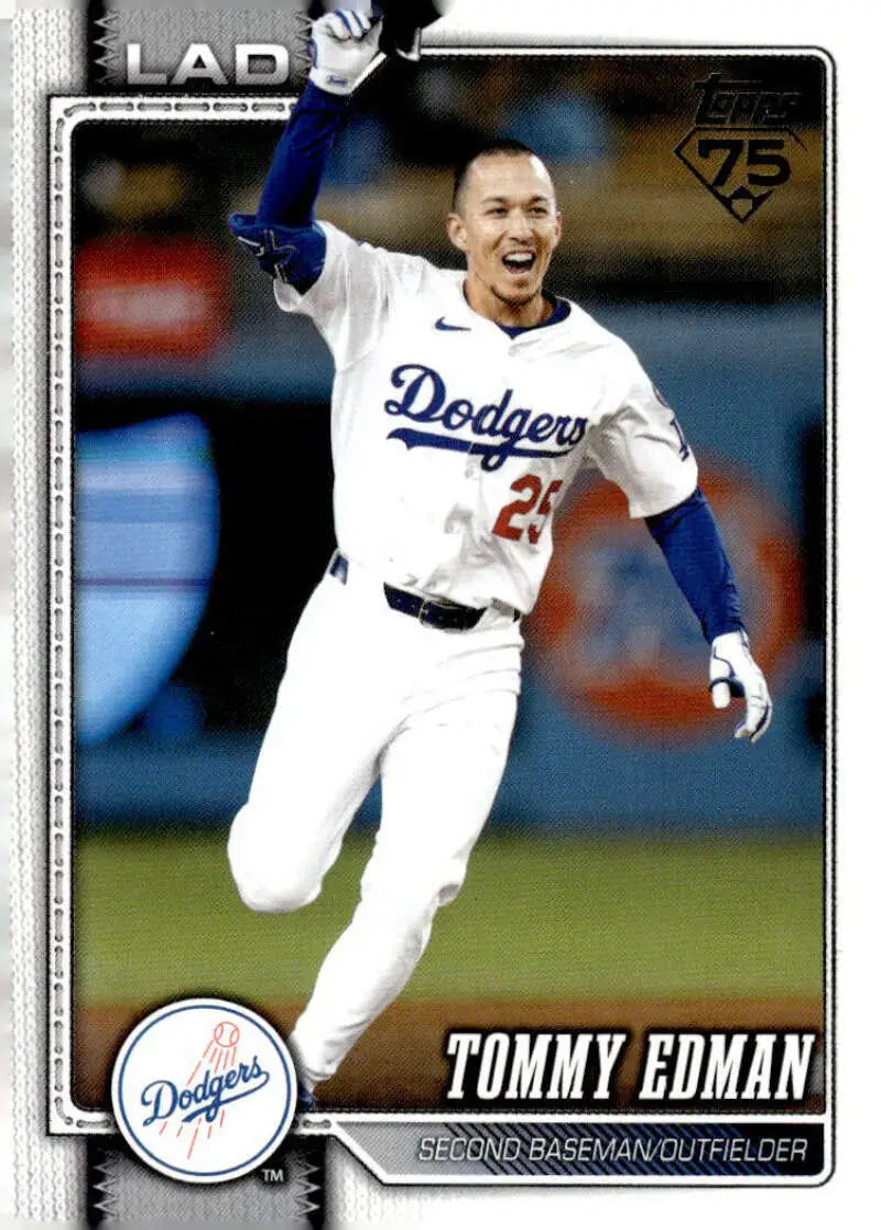 2026 Topps #222 Tommy Edman NM-MT Los Angeles Dodgers Baseball Card